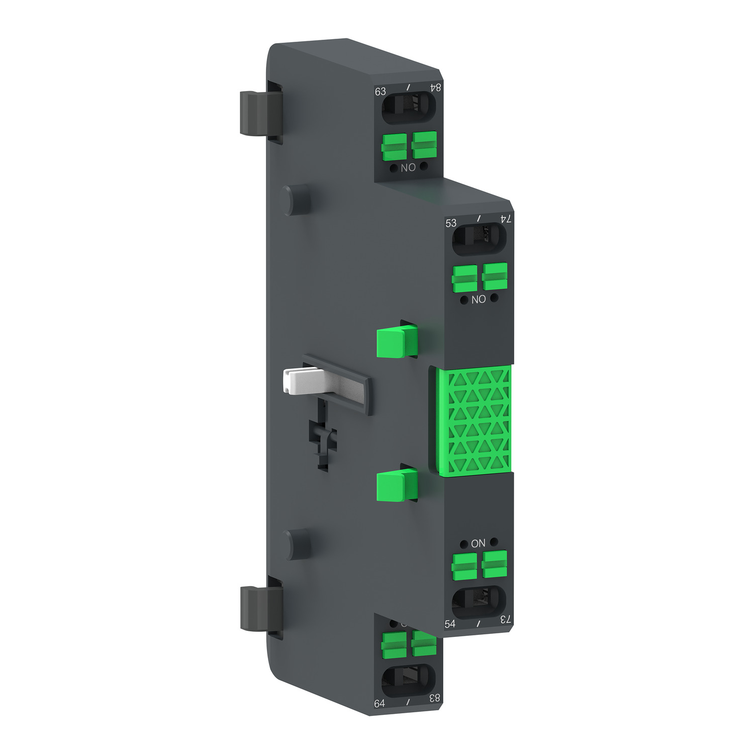 TeSys Giga Auxiliary Contact Block 2NO, Lateral Face Side Mounting